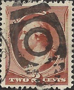 # 210 Red Brown Used George Washington