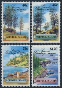 Norfolk 529-532,MNH.Michel 531-534. Christmas 1992.Scenes of Norfolk Island.