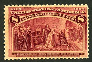 U.S. #236 MINT OG NH