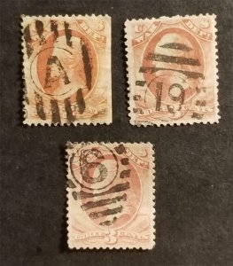 FANCY CANCELS - War Department Official Stamp Lot Used T7131