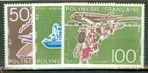 HF: French Polynesia C112-4 MNH CV $52