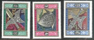 LIECHTENSTEIN Scott 826-828 MNH** 1985 Theater ancient Armor set