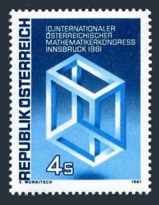 Austria 1187 two stamps, MNH. Michel 1680. Mathematicians' Congress, 1981.