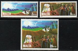 Malta Sc #B45-B47 MNH