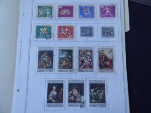 Mongolia 1968-1972 Stamp Collection on Album Pages