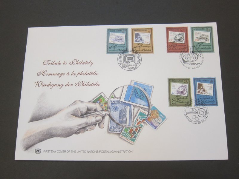 United Nations (NY,Vienna,Geneva) 1977 Sc 328-9,312-3,714-5 FDC