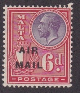 Malta # C1, Airmail, Mint Hinged, 1/2 Cat.