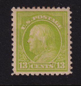 1919 Sc 513 MHR VF OG 13c apple green XF centering  (E