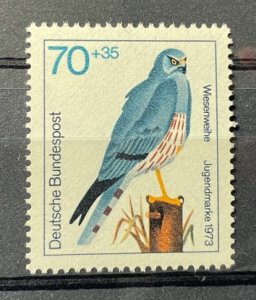 (2373) GERMANY 1973 : Mi# 757 BIRD OF PREY HARRIER - MNH VF