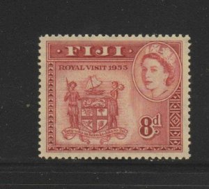 FIJI #146  1953  QEII ROYAL VISIT    MINT  VF LH  O.G  a