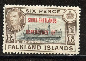 Falkland Islands Dependencies #5L6, Mint Hinge Remain.