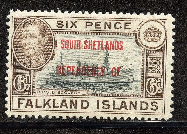 Falkland Islands Dependencies #5L6, Mint Hinge Remain.