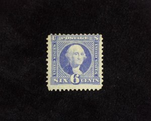 HS&C: Scott #115 No gum and small thin. Mint F US Stamp