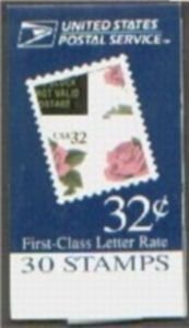 US #BK178C  MNH Roses - unexploded Booklet