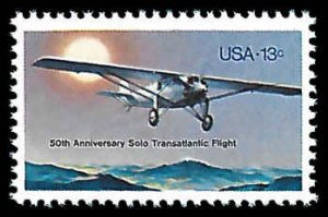 PCBstamps   US #1710 13c Lindbergh's Flight, MNH, (31)