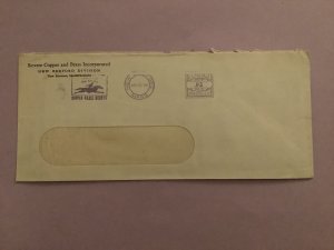 U.S. Revere Copper and Brass Incorporated Mass 1946  Pre Paid Stamp Cover R50692