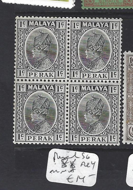 MALAYA PERAK   (P1409B)   SULTAN  1C    SG  88  BL 4  MNH