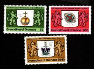 Grenada Grenadines # 270-272 Mint!