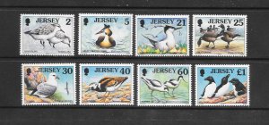 BIRDS - JERSEY #825-32   MNH