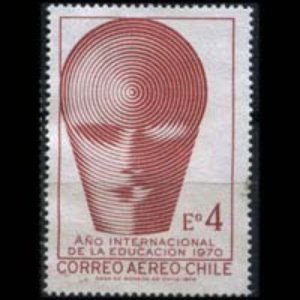 CHILE 1970 - Scott# C302 Education Year Set of 1 LH