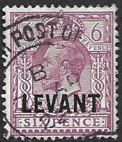 GB -Levant  23  1905  used single