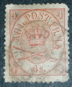 Denmark 4s 1864 (2)