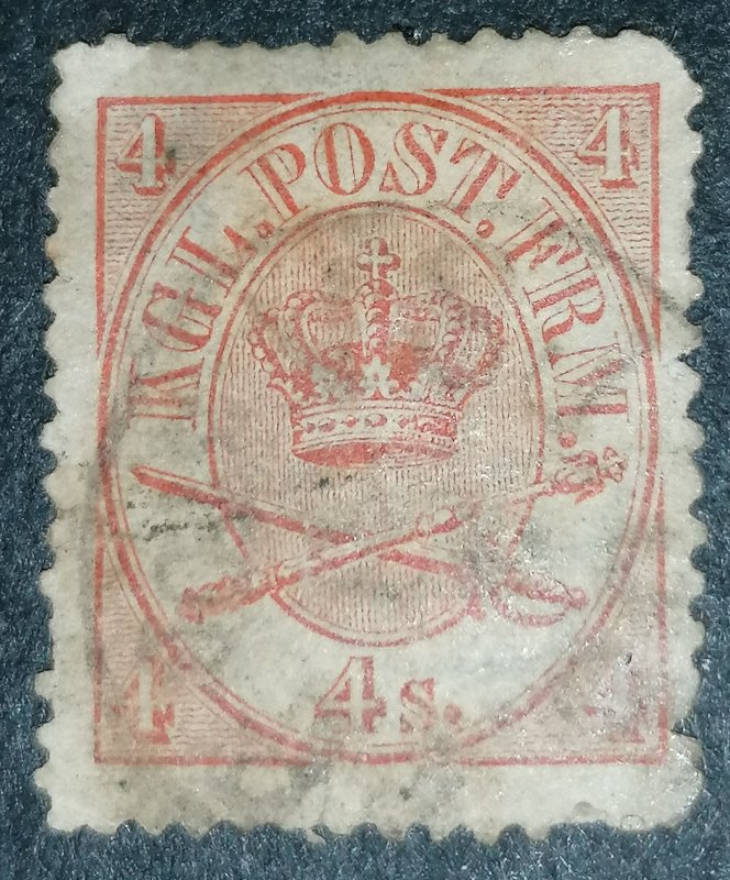 Denmark 4s 1864 (2)