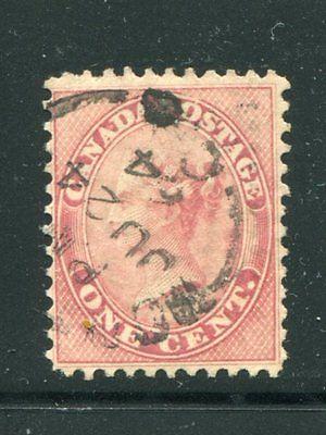 Canada #14viii    Used  VF  dated   -  Lakeshore Philatelics