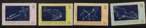 PITCAIRN ISLANDS SG259/62 1984 NIGHT SKY MNH