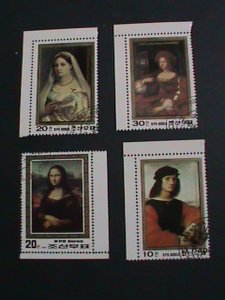 ​KOREA STAMP-1984-WORLD FAMOUS PAINTING-  CTO STAMPS VERY FINE