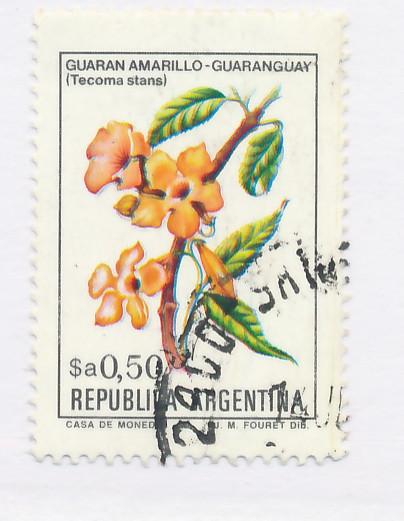 Argentina 1983 - Scott 1434 used - 50c, Flowers type of '82