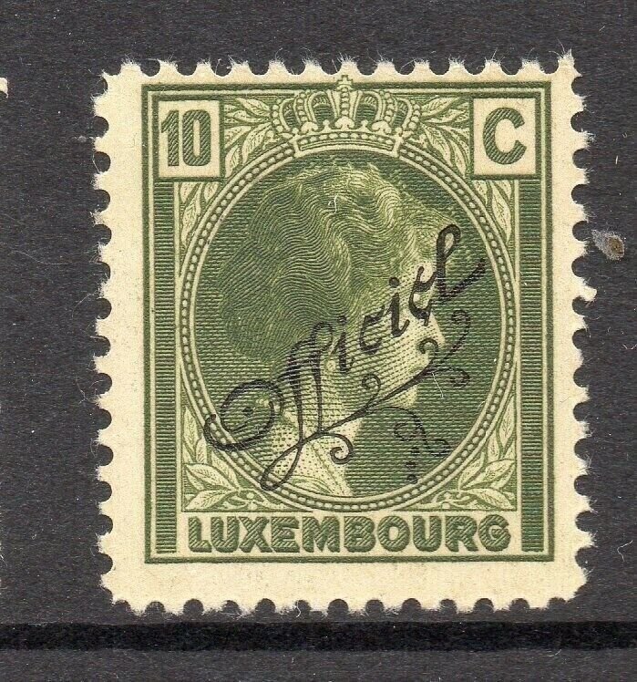 Luxembourg 1926 Early Issue Fine Mint Hinged 10c. Official Optd 309286