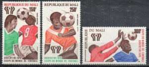 Mali Stamp C326-C328  - 78 World Cup Soccer Championships