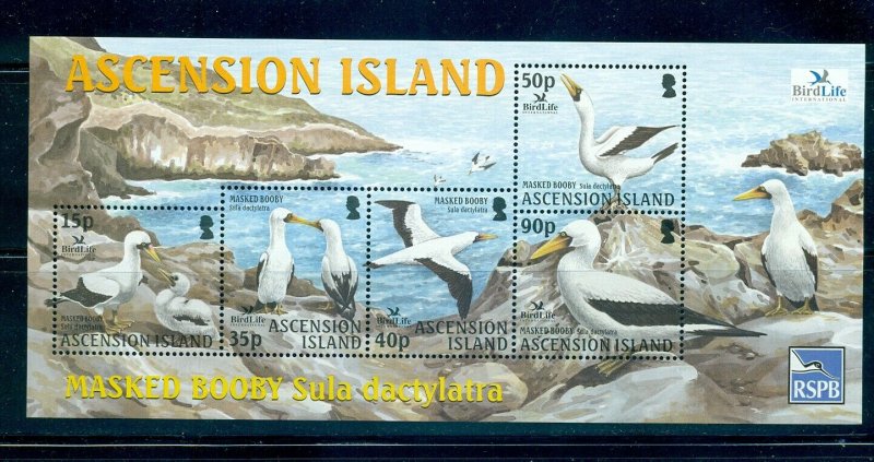 Ascension Is. - Sc# 842a. 2004 Birds, MNH Souvenir Sheet. $10.00.