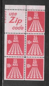 #C72C MH Booklet Pane Slogan #5 Zip Code