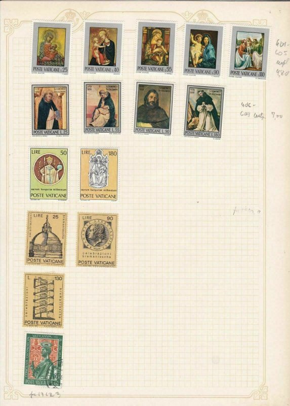 vatican stamp page refs 18326