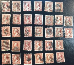 US #210 Used stamps LOT