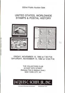 United States, Worldwide Stamps & Postal History, Schiff 222