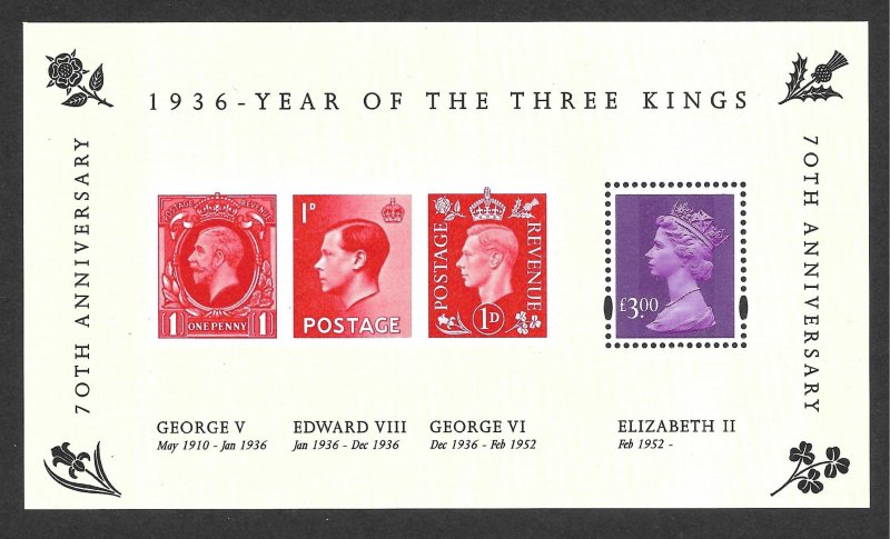 Doyle's_Stamps: 2006 MNH  1936 Year of Three Kings Souvenir Sheet