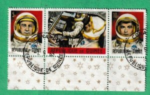 GUINEA SCOTT#387 1965 ASTRONAUTS STRIP - USED