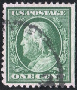 SC#331 1¢ Franklin (1908) Used