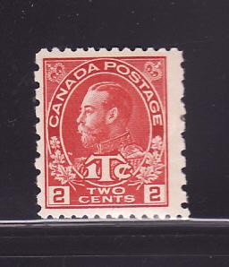 Canada MR5 MH War Tax Stamp, King George V (A)