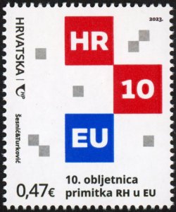 Croatia 2023 MNH Stamps Scott 1322 European Union