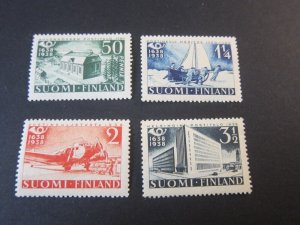 Finland 1938 Sc 215-18 set MH