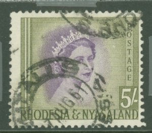 Rhodesia & Nyasaland #153v  Single