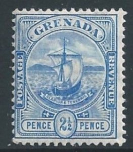 Grenada #71a MH 2 1/2p Seal of Colony - Ultramarine