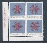 Can #557 LL PL BL #1 Christmas 1971 Snowflakes 15