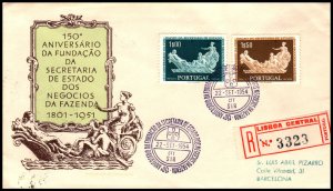 Portugal 792-793 Typed FDC