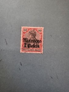 Stamps German Offices in Morocco Scott #28 used