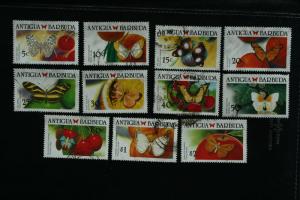 Antigua & Barbuda1988. 'Butterflies'. SG1230-1241 Short. UNH